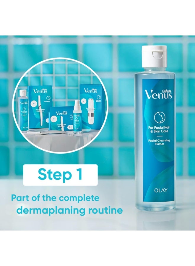 Venus Gillette Venus for Facial Hair & Skin Care Cleansing Primer , Dermatologist Tested 200ml - Image 5